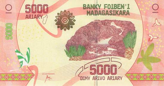 5000 Ariary 2017